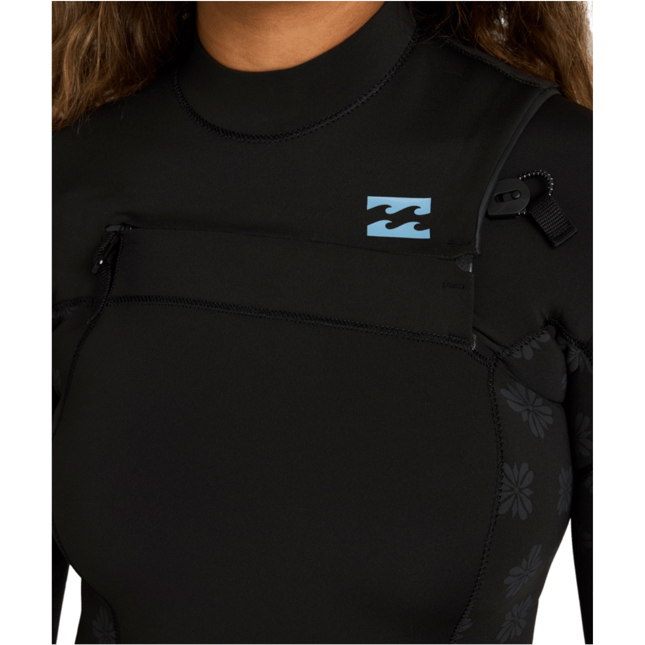 2026 Billabong Womens Absolute Core 3/2mm Chest Zip Wetsuit ABJW100238 - Black
